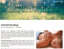 Tablet Screenshot of mysolefulhealing.com